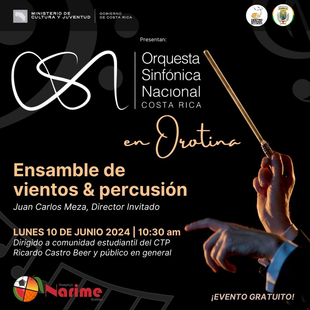 Orquesta Sinfónica Nacional de Costa Rica en Orotina